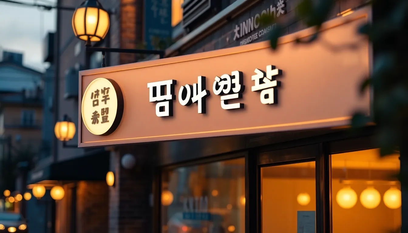 청주 간판, 전문적인 맞춤 솔루션 청주 간판 예시 이미지