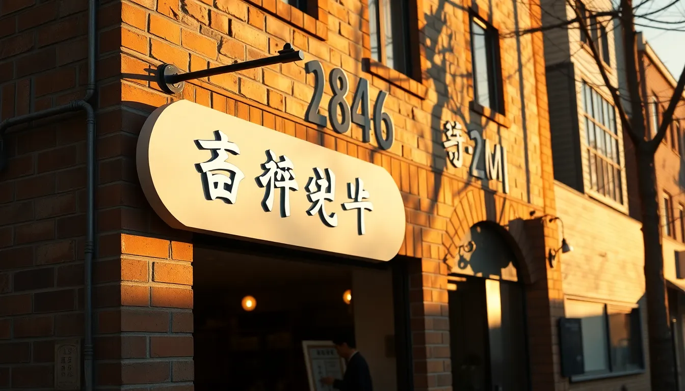 매력적인 간판 디자인 예시